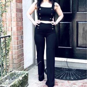 Sailor Wide Leg Pants Set